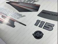 Mercury 115HP Four Stroke 2013-2017 Outboard Decal Kit